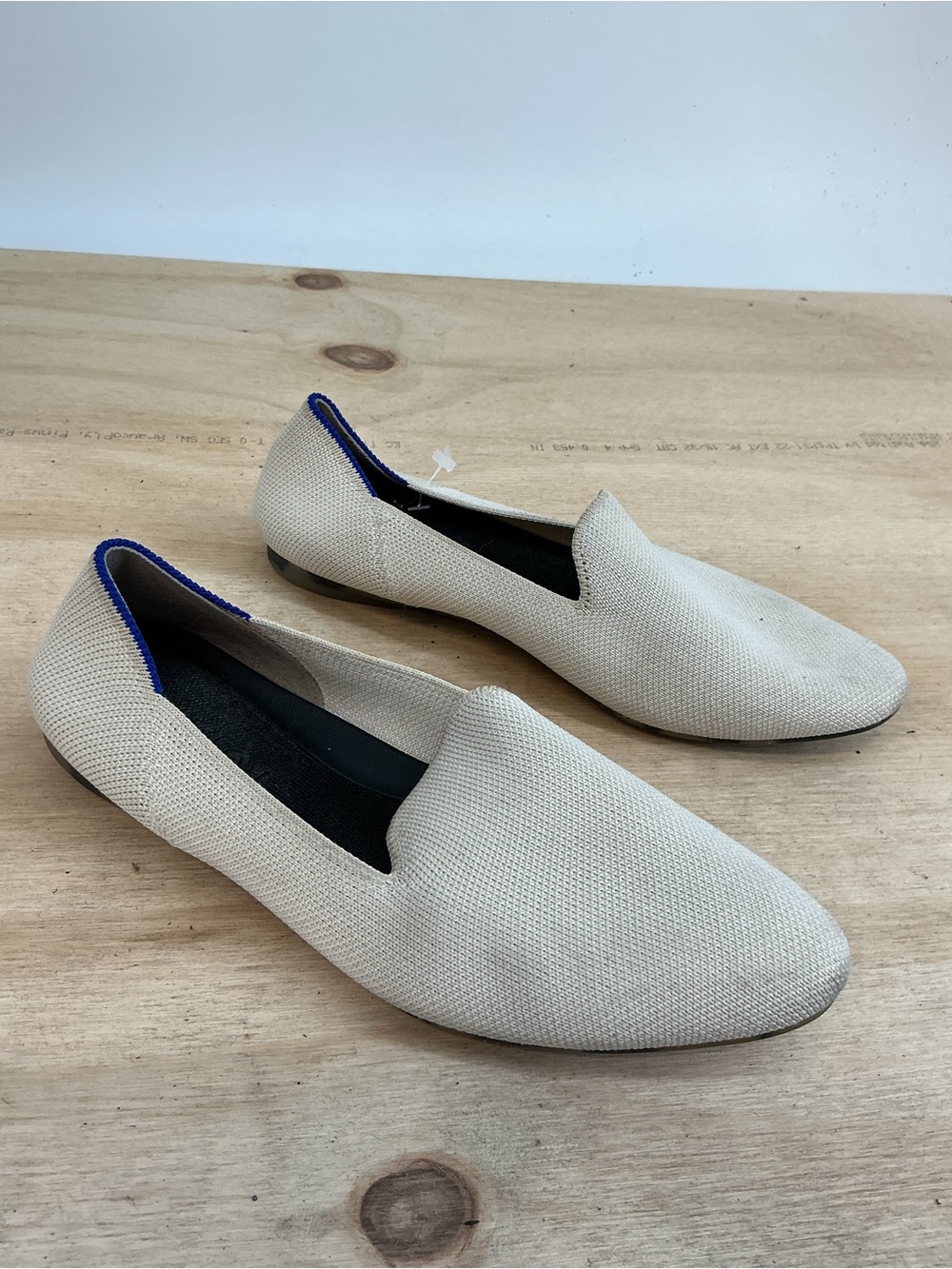 Rothy’s White Slip-On Casual Loafers Size 6